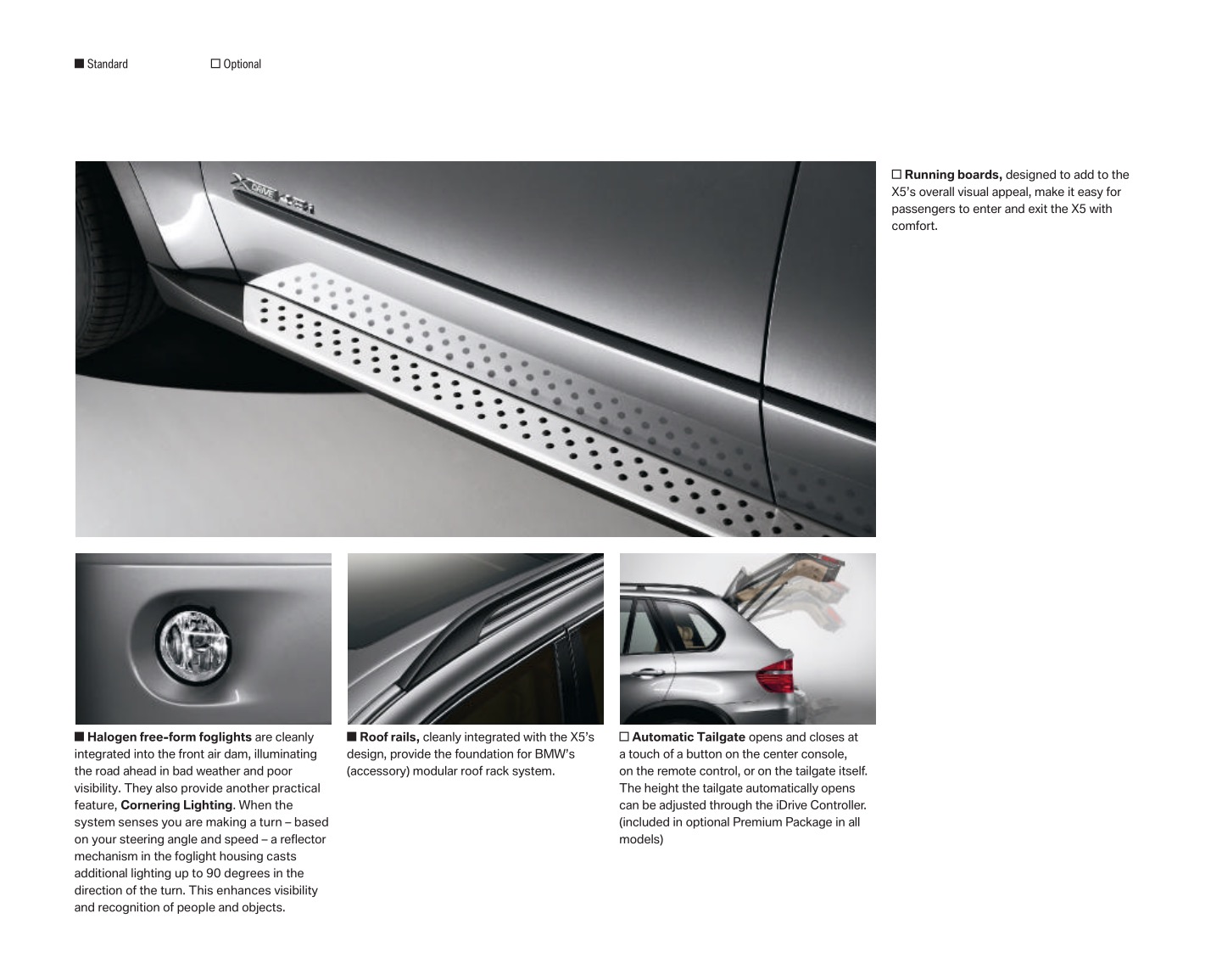 2009 BMW X5 Brochure Page 3